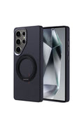 Samsung Galaxy S25 Ultra Case Troy Magsafe Carbon Fiber Cover with Stand